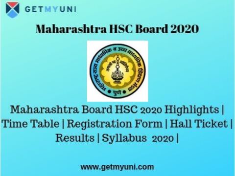 Maharashtra Board Hsc 2020 Time Table Registration Hall Ticket