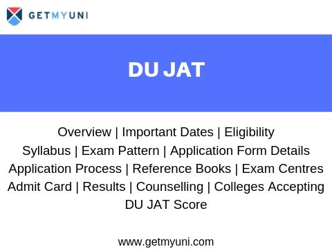DU JAT - Dates, Registration, Admit Card.
