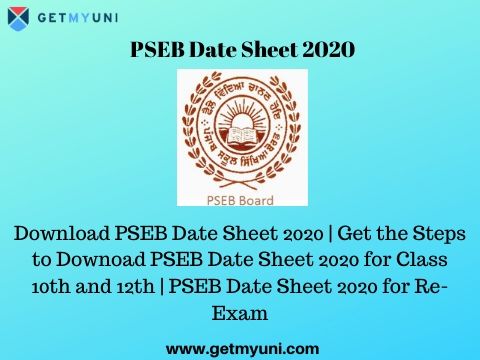 Pseb 12th Date Sheet 2020 Download Pseb 12th Board Date Sheet