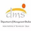 Department of Management Studies, [DMS] IIT Delhi, New Delhi logo